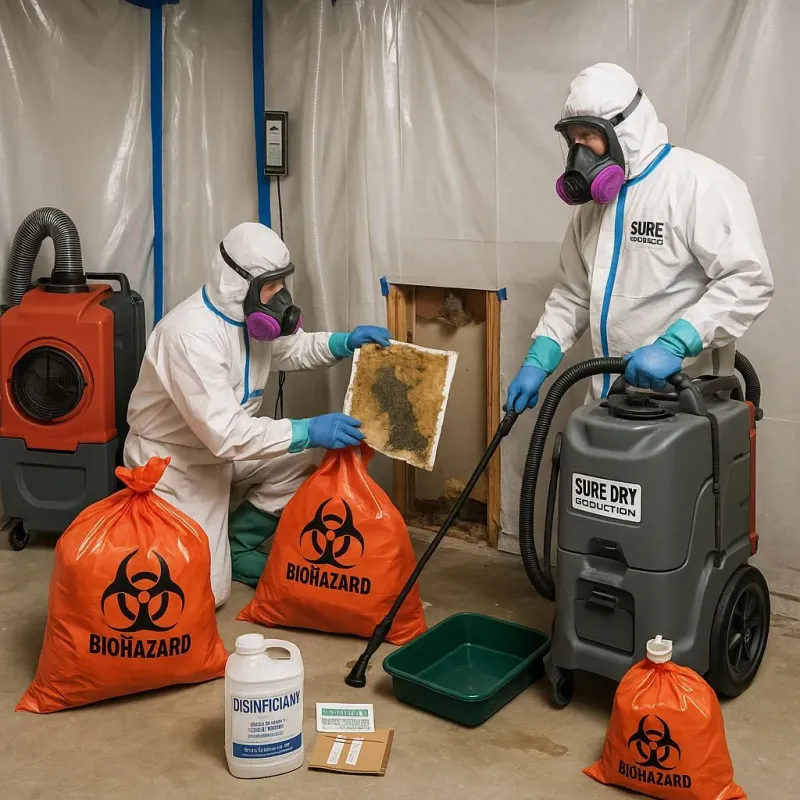 Contaminated Water Handling Protocols process in Mount Carmel, OH